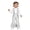 Silver, variant on Infant Baby Girls Sparkly Ruffles Pants Coveralls Shiny Metallic Overalls Strap Jumpsuit Ivory 3-6M