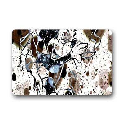 WinHome Mickey Mouse Doormat Floor Mats Rugs Outdoors/Indoor Doormat Size 23.6x15.7 inches