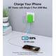 thumbnail image 2 of Bloque de carga rápida Qwinjwin USB C de 40 W, carga rápida, paquete de 2 unidades, verde, 2 of 8