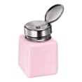 thumbnail image 1 of Disolvente Alcohol Dispensador 120ml(4oz) Empujar Abajo Líquido Dispensador Bomba con Sellado Inoxidable Acero Tapa para Acetona Limpiador Esmalte Removedor, Rosa, 1 of 6