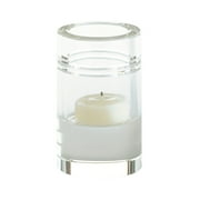 Angle View: Lazy Susan 329026 Small Round Crystal Collar Votive
