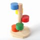 thumbnail image 1 of Juguetes para hámster Tuimiyisou, escalera de madera natural para hámsters, accesorios para áreas de juego, plataforma, juguetes para mascotas, ratas, conejos, pájaros, roedores, animales pequeños., 1 of 5