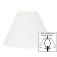 thumbnail image 5 of Mainstays 7x18x13" Empire Off-White Pleated Lamp Shade, 5 of 5