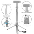 thumbnail image 4 of New Phone Tripod Holder Wireless Remote Selfie Stick Detachable Extendable Mount For iPhone Samsung, 4 of 5