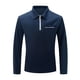 thumbnail image 2 of Camiseta de manga larga con solapa para hombre - Camisetas lisas informales para las fiestas - Tejido de poliéster - Tallas S-XXXL, 2 of 5
