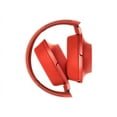 thumbnail image 3 of Sony h.ear on MDR-100AAP - Headphones with mic - full size - wired - 3.5 mm jack - cinnabar red, 3 of 6