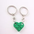 thumbnail image 2 of Cute Love Heart- Brick Keychain For Elements Key Ring Jewelry, 2 of 3