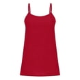 thumbnail image 4 of Fgnfyis Summer Tops for Women Solid Color Sleeveless Cool Vest Wrinkled Backless Loose Suspender Neck Style Sleeveless Tops for Women RD3 S, 4 of 5