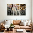 thumbnail image 2 of Elephant Stock Forest Sun Rays Wall Art - Horizontal Multi Panel Canvas - Living Room Wall Decor - Nature Multi Panel - Gray And Black Decor - 57" x 36", 2 of 8