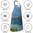 thumbnail image 5 of Kdxio Majestic Deer Mountain Lake Apron with Pockets Adjustable Kitchen Aprons for Men Women Waterproof Aprons for Cooking,Drawing,Crafting, Baking Household Cleaning, 5 of 5