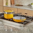 thumbnail image 4 of Caraway Steamer - Stainless Steel Steamer with Handles - Non Stick, Coating - Steam Veggies, Seafood, and More - Compatible With Our Dutch Oven or Sauce Pan - Small, 4 of 8