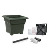 Novelty Earthbox Natural Root and Veg Garden Kit, Square, Green, 18"