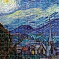 thumbnail image 5 of Mindbogglers Gold 1500-Piece Jigsaw Puzzle, Starry Night by Van Gogh, for Adults, 33x26in, 5 of 8