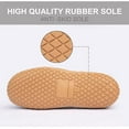 thumbnail image 2 of Haussimple Wool Unisex Wool Outdoor Slippers Color: Gray, Size: 8W, 2 of 7