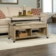 Sauder Carson Lift Top Coffee Table, Lintel Oak Finish