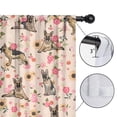 thumbnail image 4 of Blackout Kids Curtains,German Shepherd Dog and Flower Childrens Insulated Curtains Set Of 2,Bedroom Essentials,Toddler Room Decor 42x54in(106x137cm), 4 of 4