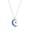 Brilliant Star Moon Pendant, variant on Solid 925 Sterling Silver Necklace Brilliant Star Moon AAA CZ Pendant For Women Birthday Valentine's Day Gift Jewelry