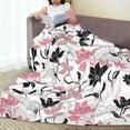 thumbnail image 6 of Sikiie Lilies Flowers Ultra-Soft Micro flannel Blanket Luxury All Seasons Warm Blanket for Bedding Sofa and Travel (4 sizes)-50"x40", 6 of 7