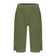 thumbnail image 4 of Pantalones Cortos Casuales de Color Sólido Capri, Mezcla Cómoda de Poliéster para el Hogar Y el Uso Diario, 4 of 9