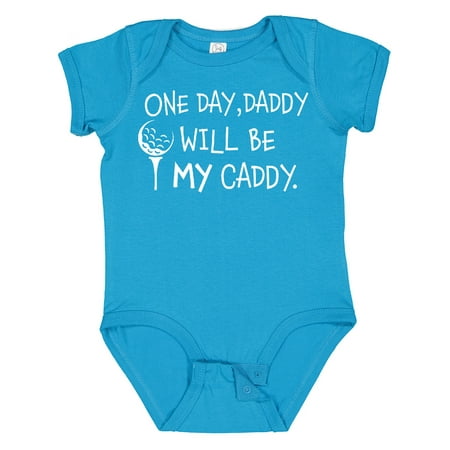 

Inktastic One Day Daddy Will Be MY Caddy- Kids Golfing Gift Baby Boy or Baby Girl Bodysuit