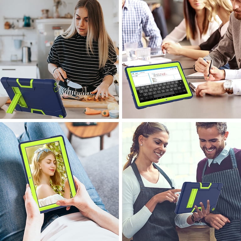 Mignova Rugged Shockproof Case + Screen Protector For Walmart Onn 10.1 Pro Tablet (Model: 100003562)