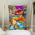 thumbnail image 3 of Bloons TD Throw Blanket Gifts for Fans Lover Girls Boys Women Present Hoodie Him Bed 60"x80", 3 of 6