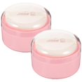 thumbnail image 1 of 2pcs Body Powder Puffs Boxes Loose Powder Containers Dusting Powder Boxes with Puffs, 1 of 4