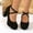 Black, variant on Women's Heel Mary Jane Pumps Platform Round Toe Dress Shoes with Suede Buckle Strap (Black 8)