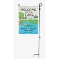 thumbnail image 4 of Printtoo White Welcome To The Lake Outdoor Personalized Camping Flags For Campers Double Sided CampsiteFlagOutdoor GardenFlags, 4 of 4