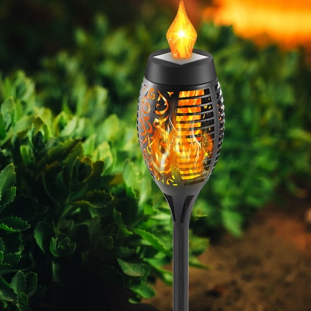 Paquete de 12 luces solares led impermeables para exteriores lámpara de