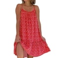 thumbnail image 1 of Minnieouse Maxivestido de fibra multifuncional y elegante para mujer, vestido bohemio Vintage con hombros descubiertos, vestido de verano para Vestidos rojo SG, 1 of 5
