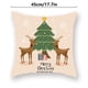 thumbnail image 3 of Advancent Funda de almohada de 2 piezas con estampado de elementos navideños, decoración de funda de almohada de poliéster lavable para sofá, funda de Kits de decoración para fiestas B-06708 Advancent HA007819-08, 3 of 6