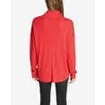 thumbnail image 4 of Sanctuary Clothing Womens Waffle-Knit Thermal Blouse, Red, Small, 4 of 5