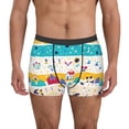 thumbnail image 4 of Wukai Funny Farm Print Men’s Underwear Breathable Boxer Briefs,&nbsp;Moisture Wicking & Breathable-Medium, 4 of 7