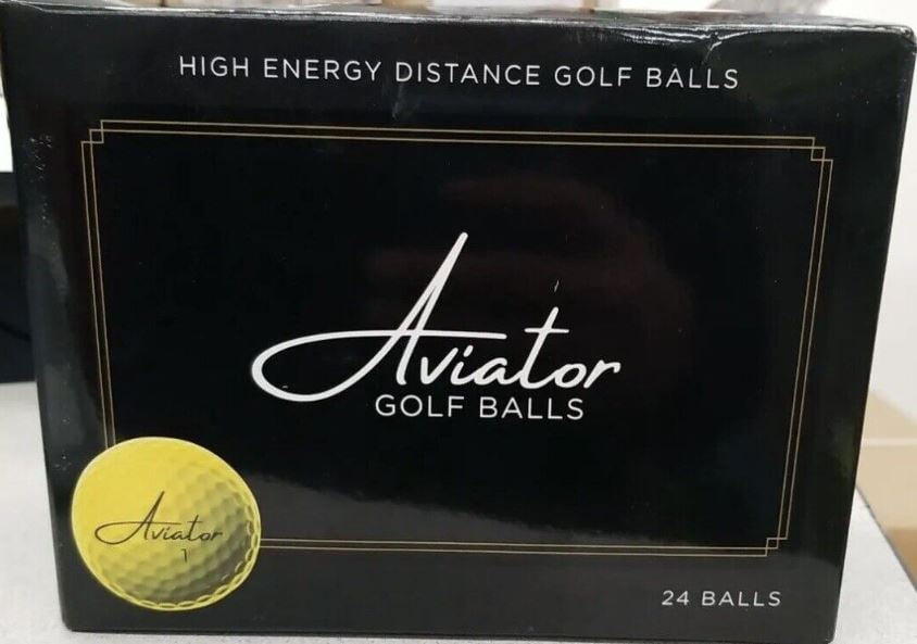 Yellow Aviator High Energy Distance Golf Balls 24 Pack