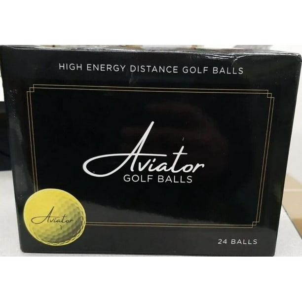 Yellow Aviator High Energy Distance Golf Balls 24 Pack