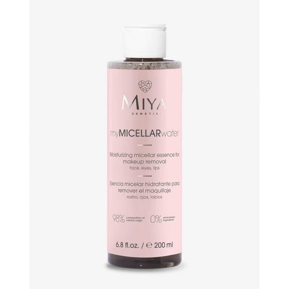 Miya Cosmetics myMICELARwater Moisturizing Micellar Essence for Makeup Removal, 6.8 oz