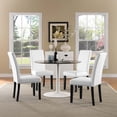 thumbnail image 2 of Modway Parcel Dining Side Chair Vinyl Set of 4 in White, 2 of 2