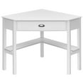 thumbnail image 1 of Patiojoy Corner Computer DeskTable Wood Workstation White, 1 of 5