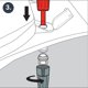 thumbnail image 4 of Kit de ajuste para asientos de inodoro Clorox con llave y arandelas, 4 of 5