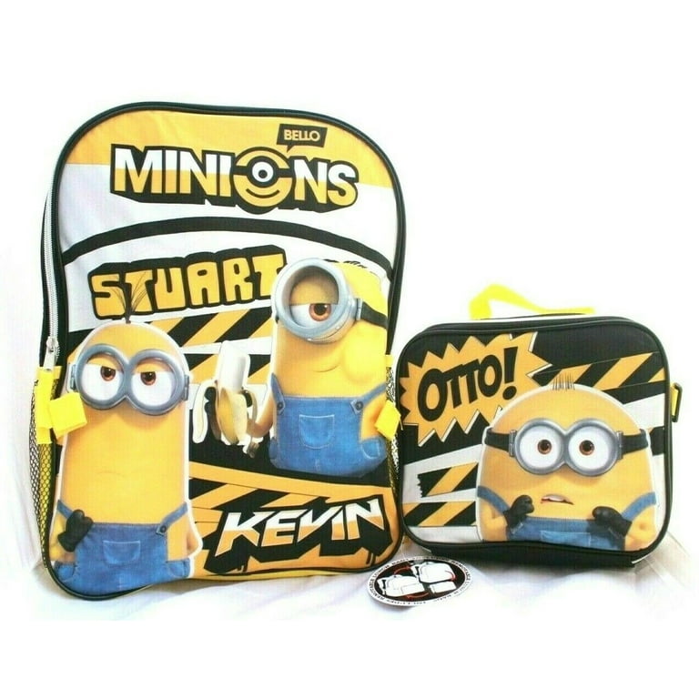 Minions Despicable Me Boys Girls School Backpack Book bag Lunch