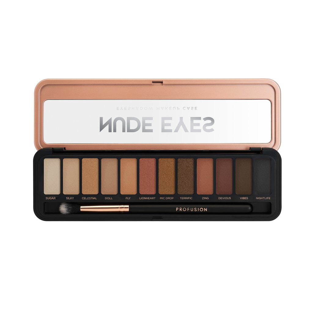Profusion Cosmetics Eye Shadow Palette, Nude