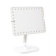 thumbnail image 3 of ($125 Value) Impressions Vanity Touch Pro LED Makeup Mirror with Wireless Bluetooth Audio & USB Charger, Glossy White, 3 of 3