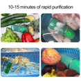 thumbnail image 3 of Fruit and Vegetable Washing Machine, Fruit and Vegetable Cleaner Device, Kitchen Gadget Food Purifier for Deep Cleaning Fruits, Vegetables, Rice, Meat and Tableware (Green), 3 of 9