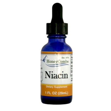 Niacin (Vitamin B3) Liquid, Alcohol Free, High Potency 500% Daily Value
