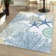 thumbnail image 1 of Alfombra Tritard Nautical Coastal Area 183x274 cm Azul, 1 of 7