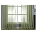 thumbnail image 3 of Xukmct 2 Pack Sheer Curtains Solid Color Curtains Light Filtering Window Curtains Drapes for Living Room, Bedroom, 84" x 102", 3 of 7