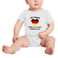 thumbnail image 2 of I'm Proof Mommy Can't Resist German Guys Baby Bodysuit Newborn Clothes Outfits (White, 0-3 Months), 2 of 5