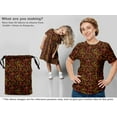thumbnail image 5 of oneOone Velvet Brown Fabric Abstract Sewing Fabric By The Yard Printed Diy Clothing Sewing Supplies 58 Inch Wide, 5 of 5