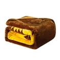 thumbnail image 4 of JML Queen Size Fleece Blanket, 1 Ply Lightweight Korean Style Plush Bed Blanket, 75" X 91", 4 of 5